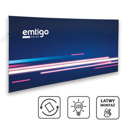 Kaseton ŚCIENNY LED 240x120 cm