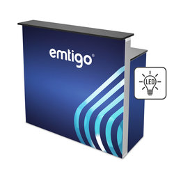 FABRIC COUNTER LED with Shelf