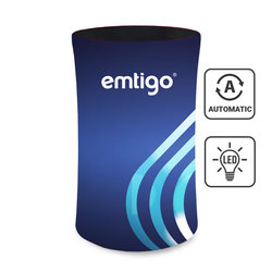 Trybunka tekstylna owalna – AUTOMATIC LED