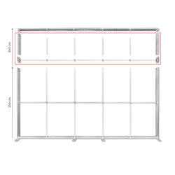 Long Set (pion) Podwyższenie dla LUNIX 500x250 cm