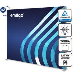 Ścianka / kaseton wolnostojący LED LUMIX 300x250 cm z wydrukiem