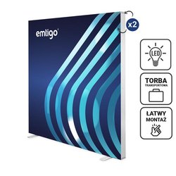 Ścianka / kaseton LED PLUS 200x230 cm