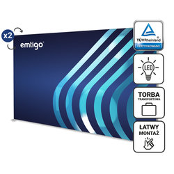 Ścianka / kaseton wolnostojący LED LUMIX 400x250 cm z wydrukiem