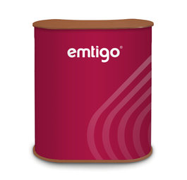 Trybunka promocyjna nerka - blat w kolorze drewna