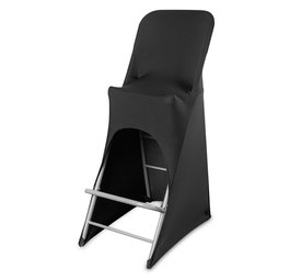 Pokrowiec na krzesło koktajlowe - czarny