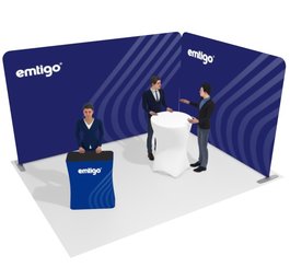 Zestaw targowy TEKSTYLNY 4x3M