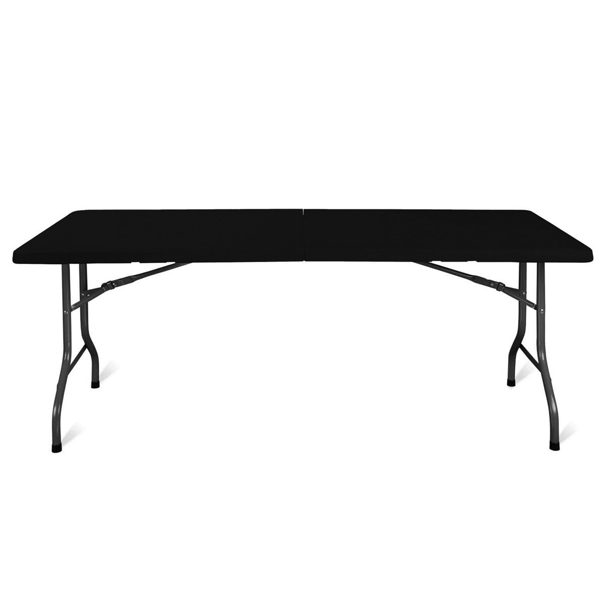 Stół składany cateringowy - eventowy CZARNY prostokątny 180x75 cm
