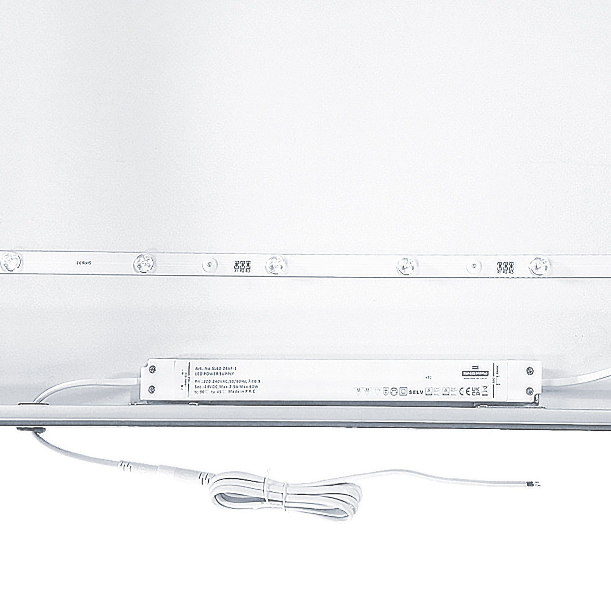 Kaseton ŚCIENNY LED 200x100 cm