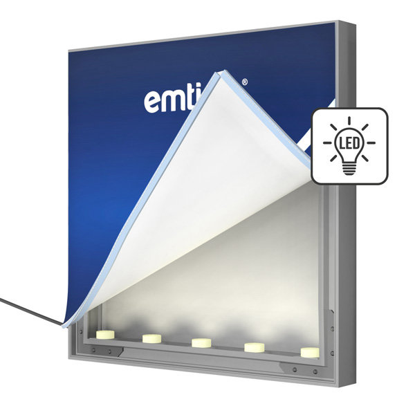 Obraz tekstylny LED na ramie 100 mm