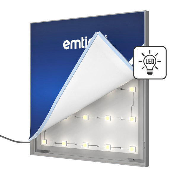 Obraz tekstylny LED na ramie 50 mm