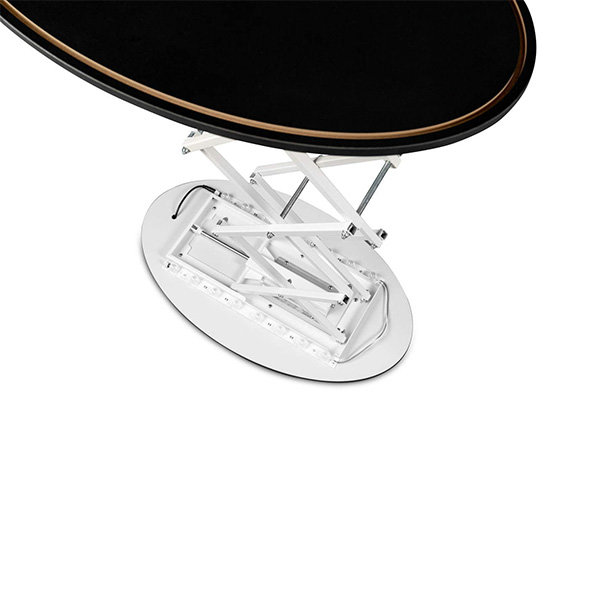 trybunka tekstylna owalna - automatic LED