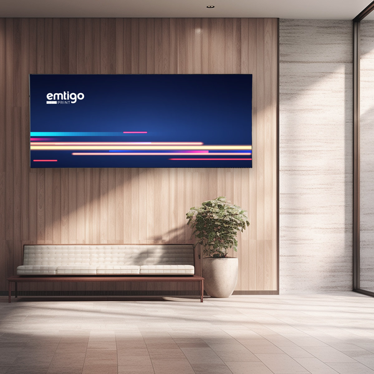 Kaseton ŚCIENNY LED 200x85 cm / 85x200 cm