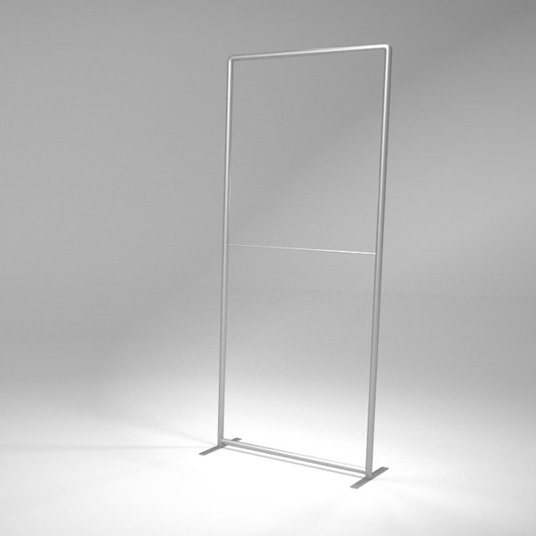 stand reklamowy tekstylny wysokosc 230 cm - stelaz