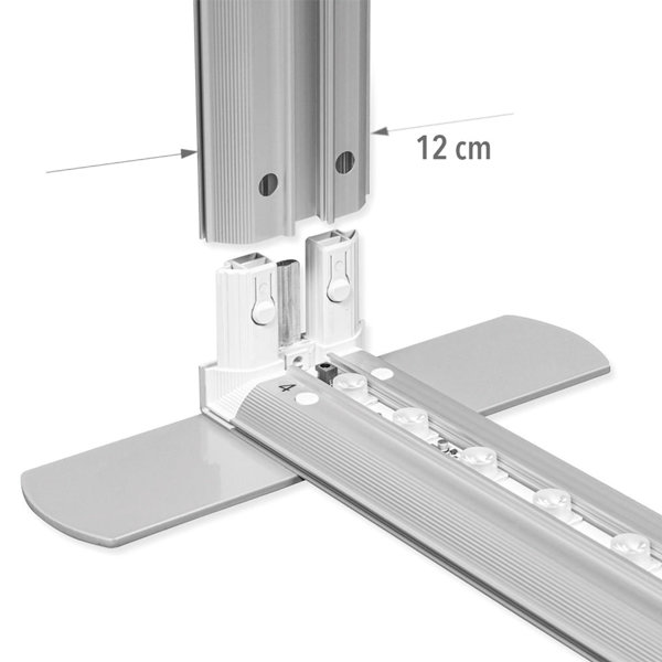 kaseton wolnostojący LED LUMIX 100x250 cm
