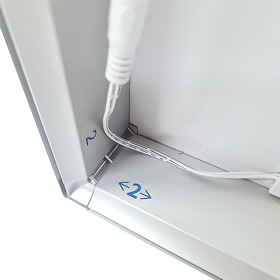 Kaseton ŚCIENNY LED 200x85 cm / 85x200 cm