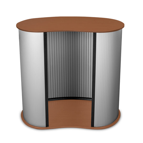 Trybunka promocyjna NERKA - blat w kolorze drewna