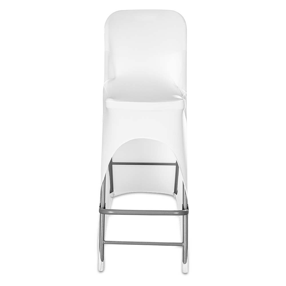 Pokrowiec na krzesło koktajlowe – biały