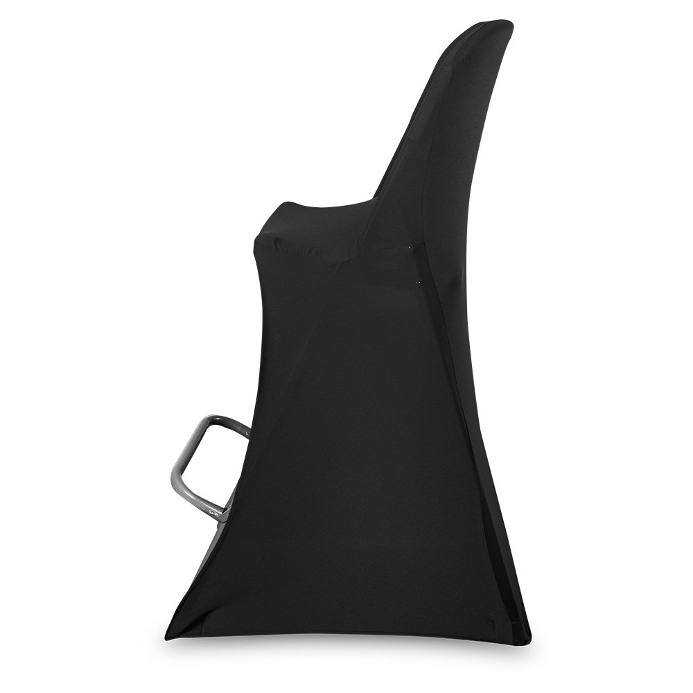 Pokrowiec na krzesło koktajlowe - czarny