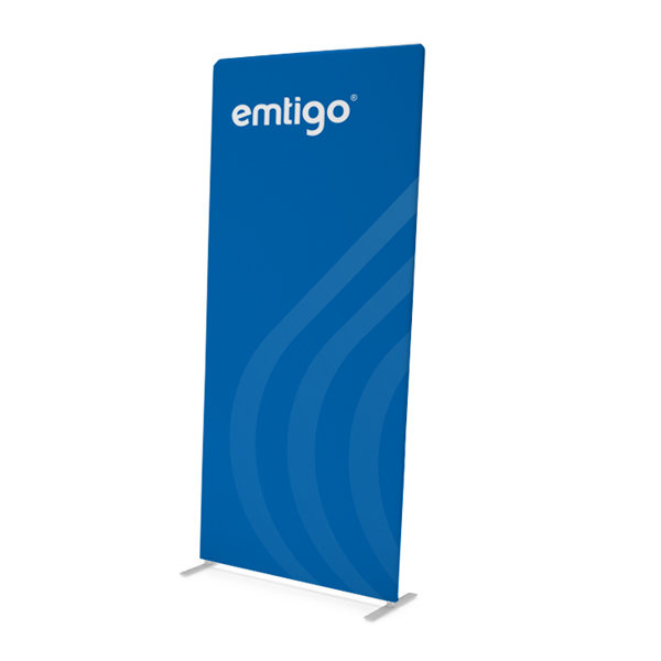 stand reklamowy tekstylny wysokosc 230 cm