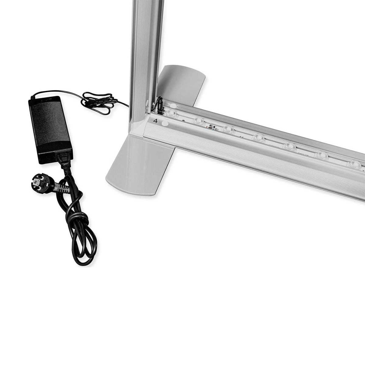 kaseton wolnostojący LED LUMIX 200x250 cm z wydrukiem