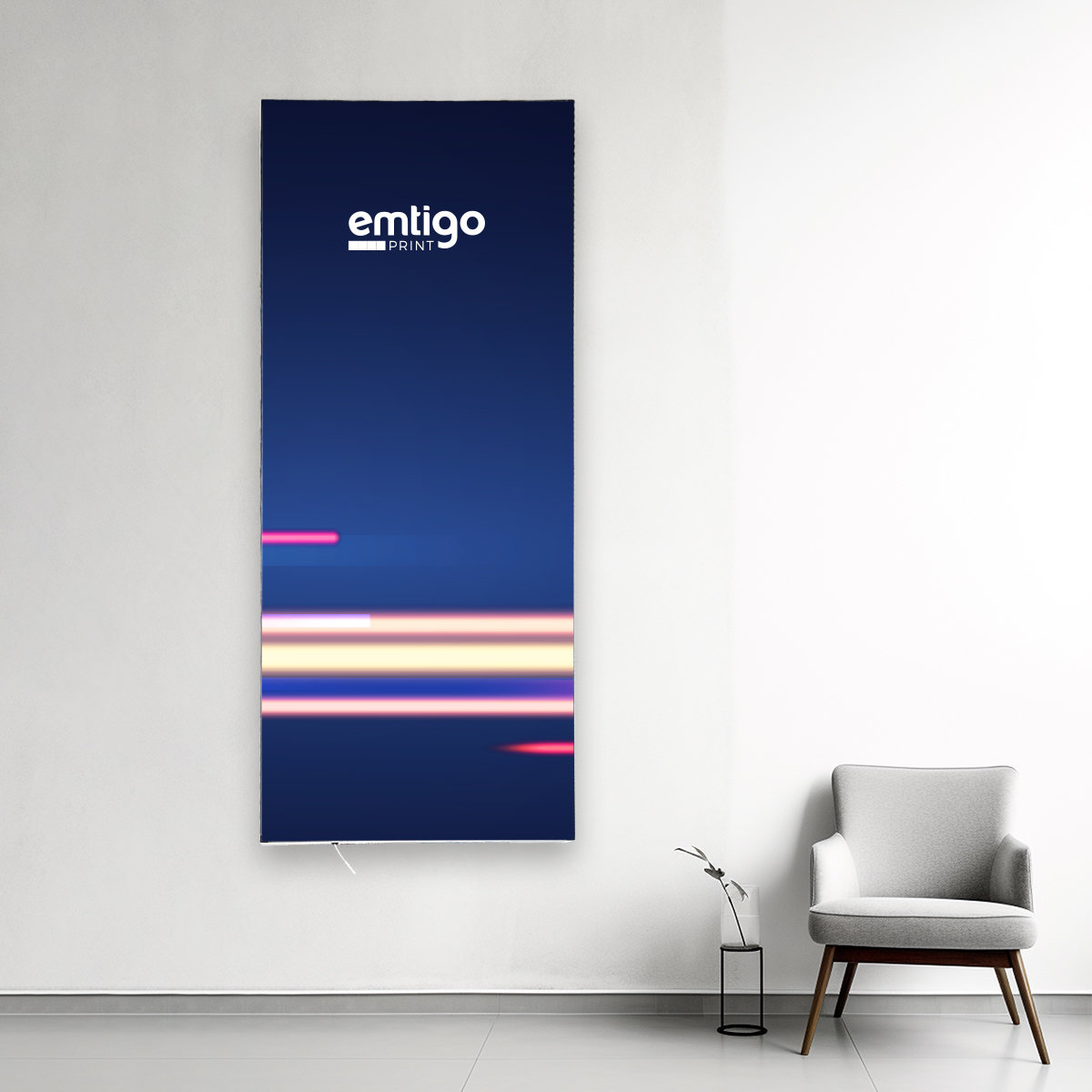 Kaseton ŚCIENNY LED 200x85 cm / 85x200 cm