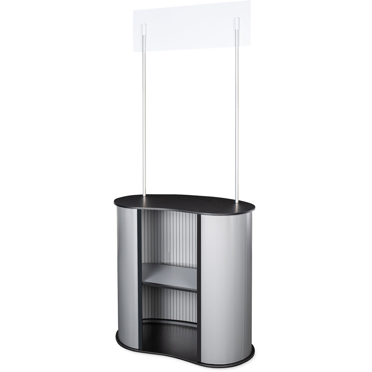 Stoisko promocyjne ekskluzywne z półką