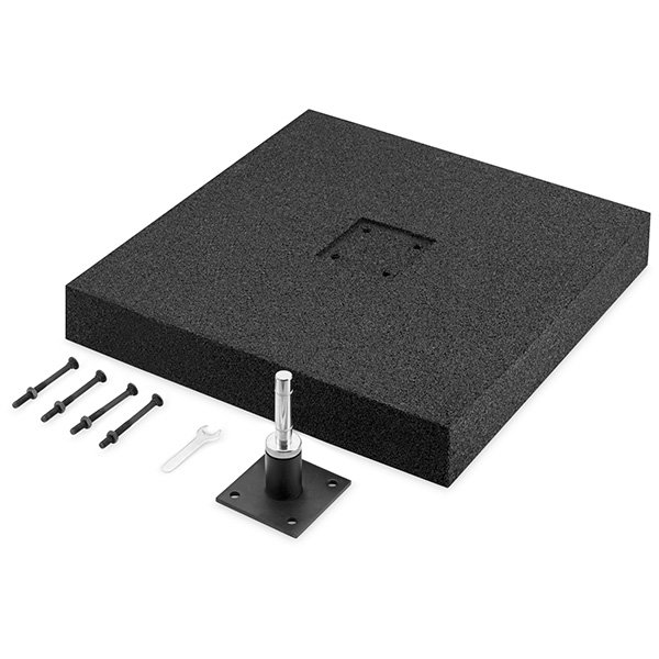 RUBBER BASE WITH ROTATOR ( 19 kg )