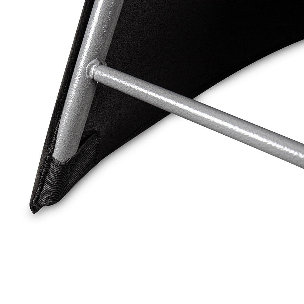 Pokrowiec na krzesło koktajlowe - czarny