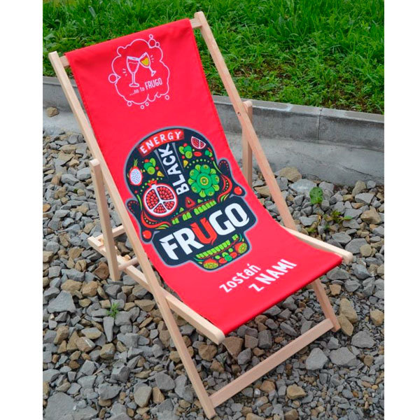 leżak reklamowy z nadrukiem