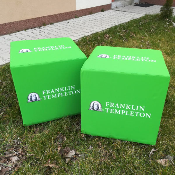 pufa kostka reklamowa