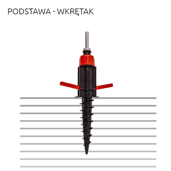 flagi reklamowe winder podstawa wkretak