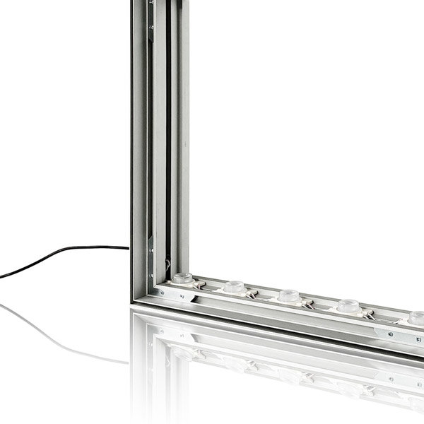 Ścianka / kaseton wolnostojący LED 200x200 cm z wydrukiem