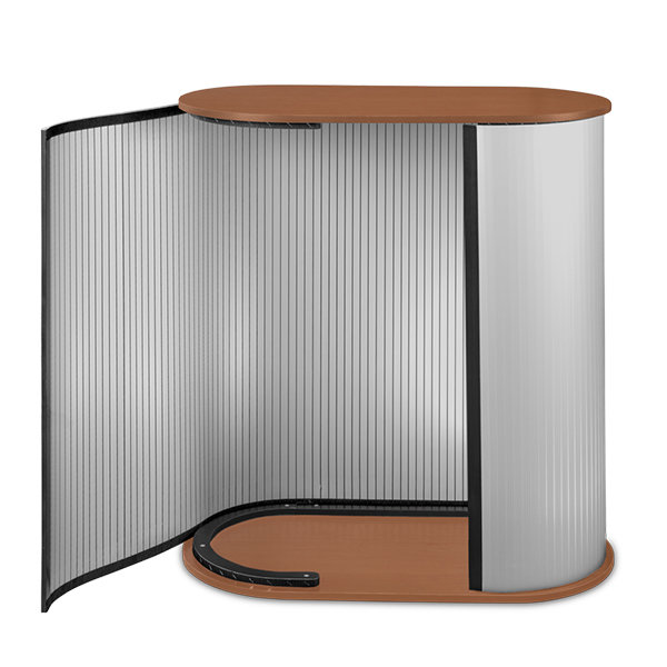 Trybunka promocyjna NERKA - blat w kolorze drewna