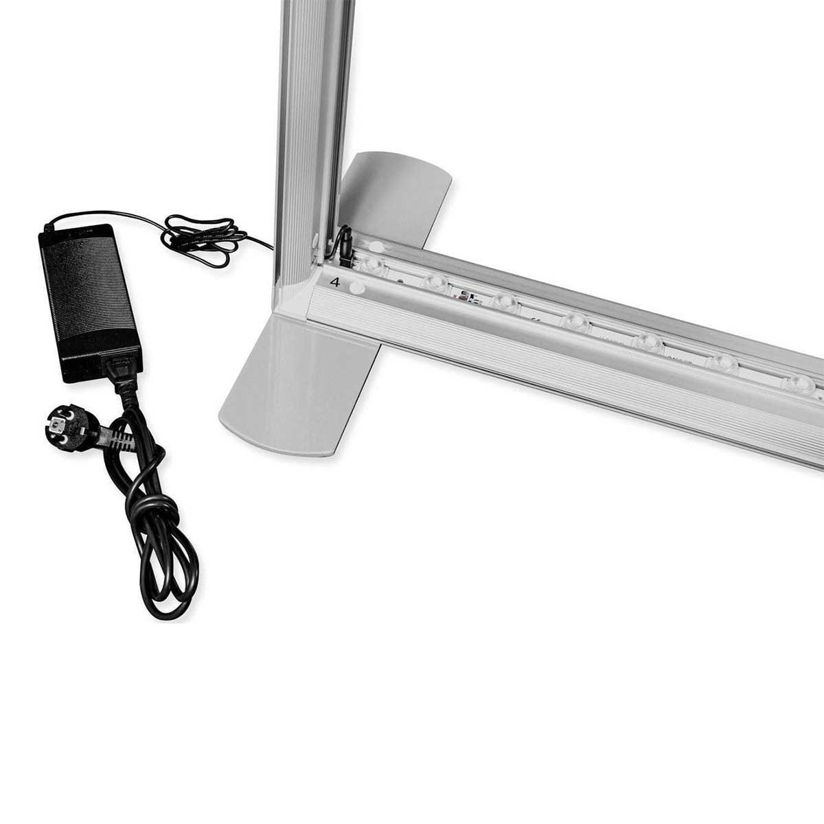 kaseton wolnostojący LED LUMIX 500x250 cm z wydrukiem