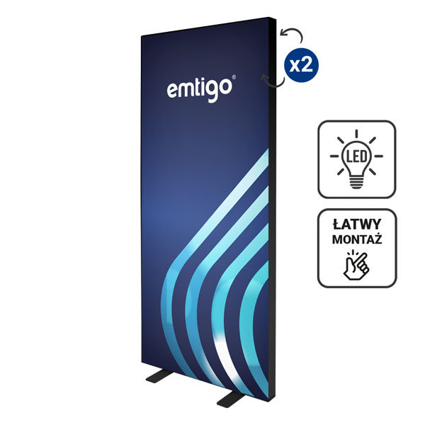 Czarny kaseton wolnostojący 100x230 BLACK-1