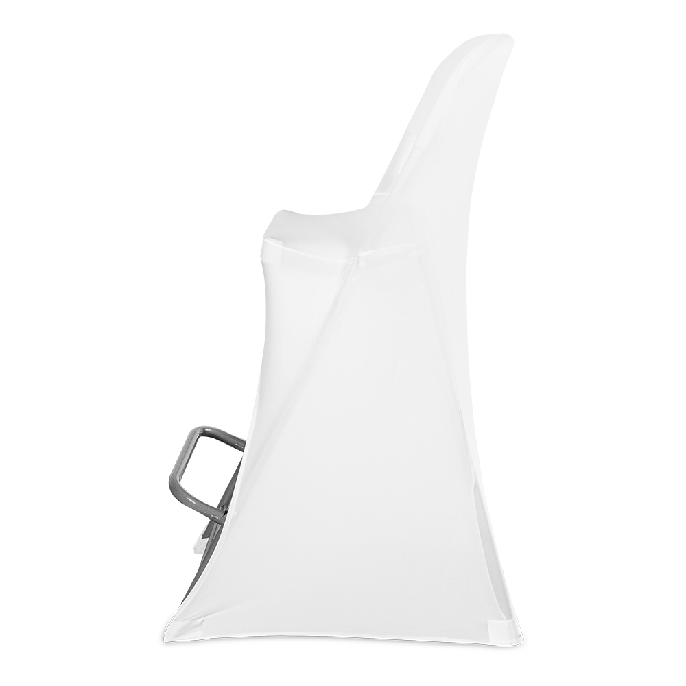 Pokrowiec na krzesło koktajlowe – biały